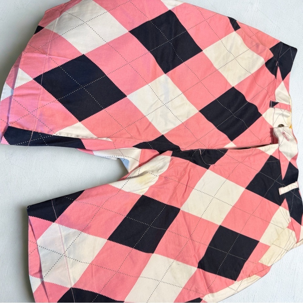Preppy Loudmouth Men’s Argyle Heritage Golf Shorts